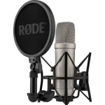Rode NT1 5th Generation Condenser Microphone with SM6 Shockmount and Pop Filter